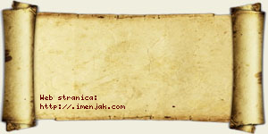 Irina Bzenić vizit kartica